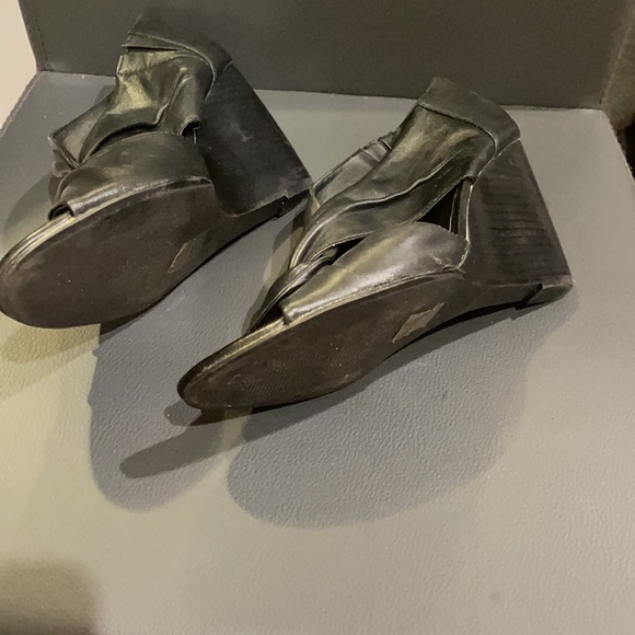 Aldo Alepin Wedge Open Toe Shoes 9 - Picture 4 of 12